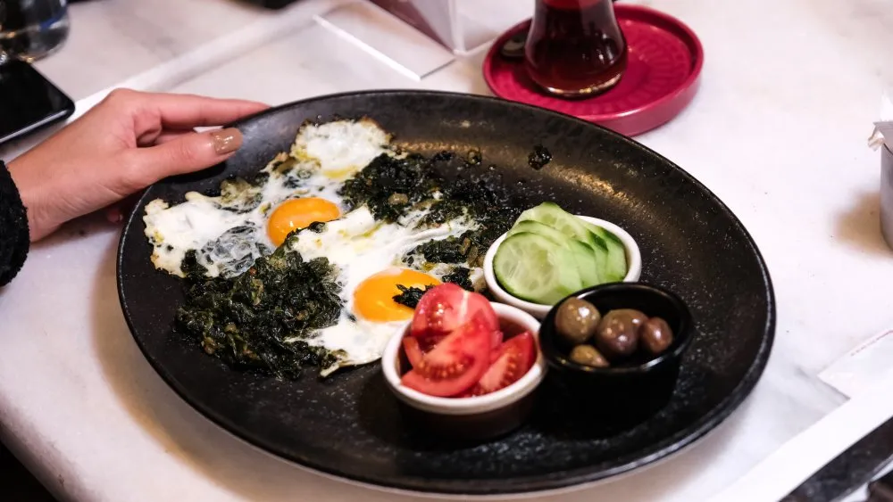 Ispanaklı Omlet